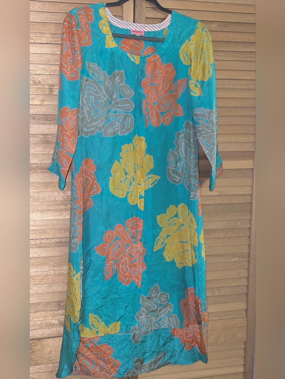 💥Final💥VTG. Authentic Anupamaa 100% Silk  Dress